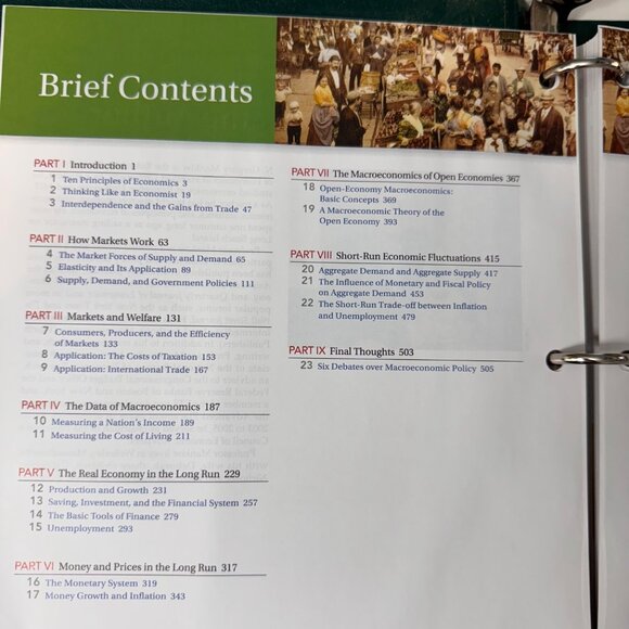 Principles Of Macroeconomics Eighth Edition 2018 Ring Binder N. Gregory Mankiw - Picture 7 of 16